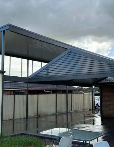 Professionally built pergola for residential property